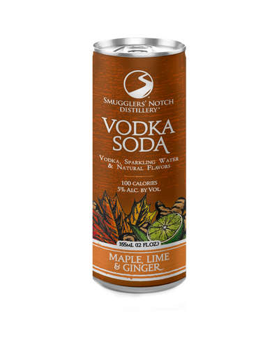 Maple, Lime & Ginger Vodka Soda Canned Cocktail