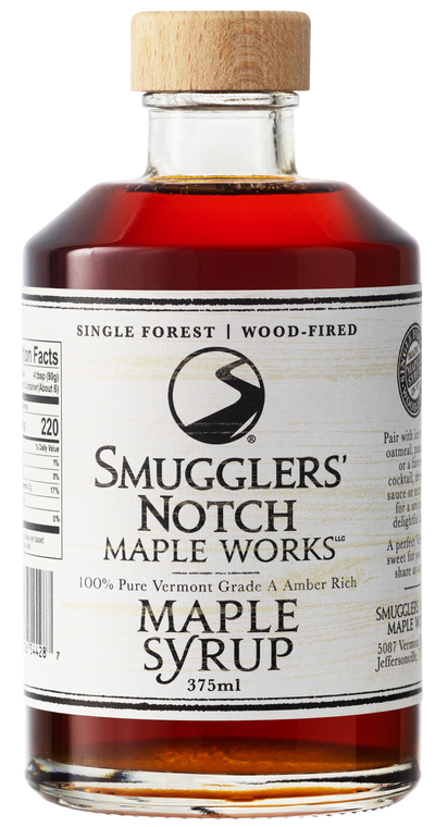 Single Forest, Wood-Fired Maple Syrup 375mL (Short Bottle)