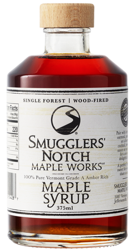 Single Forest, Wood-Fired Maple Syrup 375mL (Short Bottle)